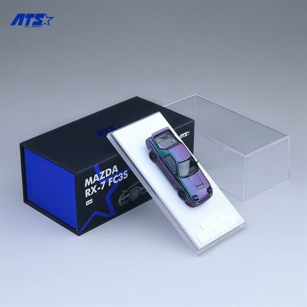  Mô hình xe ô tô Mazda RX7-FC3S Chameleon lật mắt đèn lên được tỉ lệ 1:64 ATS model Atenza ATS880202 