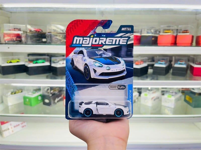  Mô hình xe Showroom Alpine A110 R white premium tỉ lệ 1:64 Majorette 8502000000 