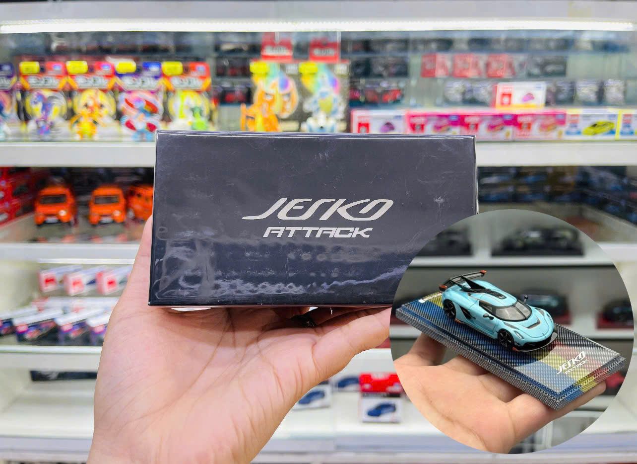  Mô hình xe ô tô Kenigsegg Jesko Attack Elite Series Limited to 999pcs bản thường tỉ lệ 1:64 HKM Premium OT64621 