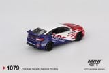  Mô hình xe Honda Civic TYPE R 2024 Pace Car HRC bản card tỉ lệ 1:64 MiniGT MGT01079-BL NO CHASE 