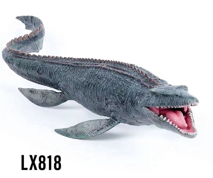  Mô hình khủng long thằn lằn sông Meuse Mosasaurus kích thước 37cm bằng nhựa LX818 