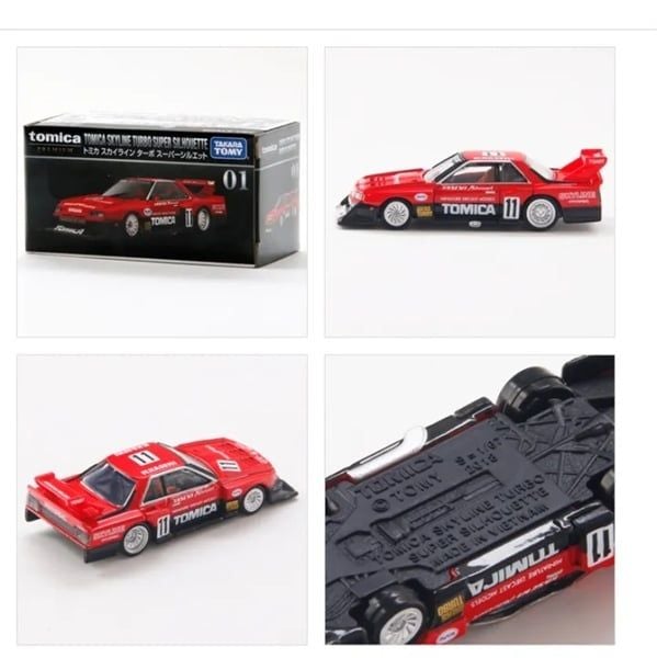  Mô hình xe Nissan Skyline Turbo ER34 No.01 tỉ lệ 1:64 Tomica Premium Super Silhouette 123767 