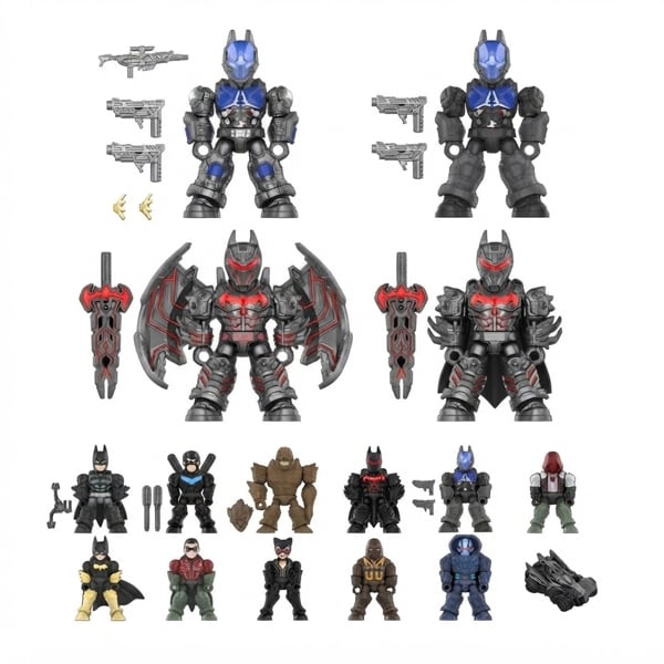  Mô hình Blokees Batman Defender Version DV03 Arkham Chao Prologue Blindbox 75703 