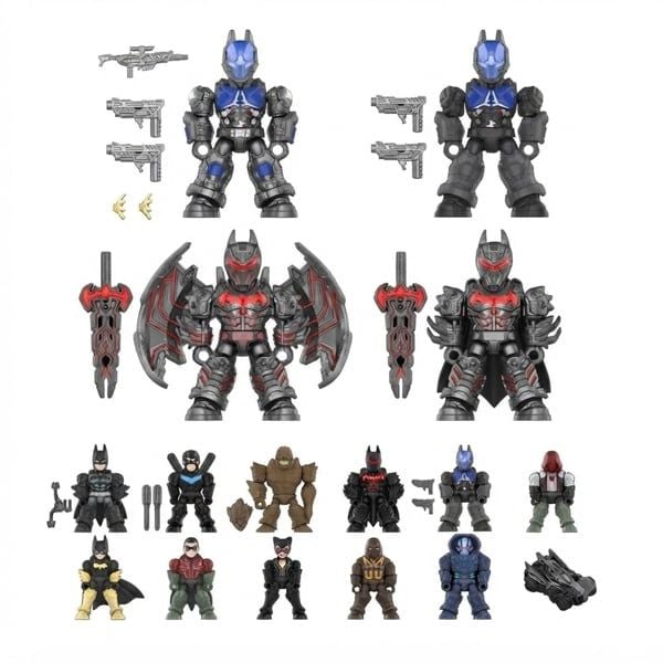  Mô hình Blokees Batman Defender Version DV03 Arkham Chao Prologue Blindbox 75703 
