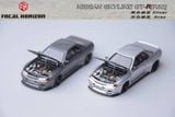  Mô hình xe Nissan GT-R ( R32 ) Garage Active Modified limited 999pcs mở được capo tỉ lệ 1:64 Focal Horizon FH model OT64659 