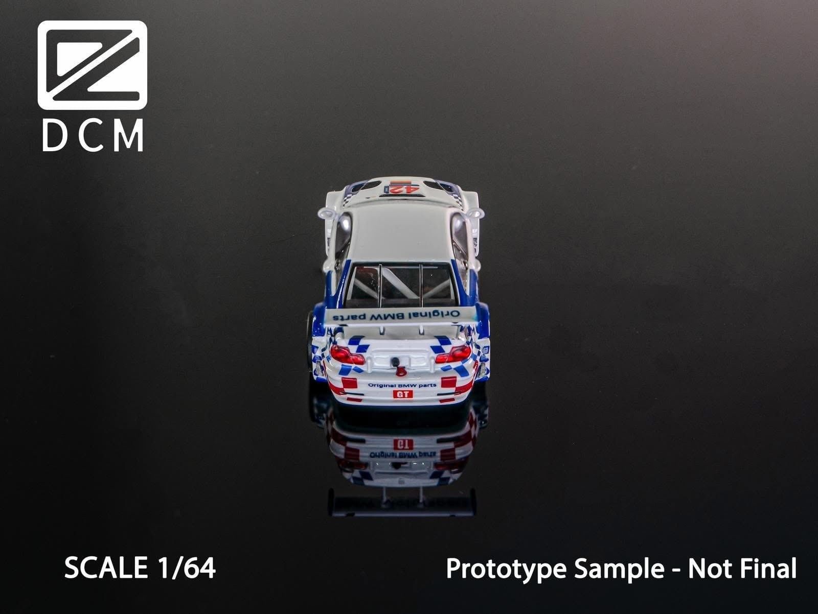  Mô hình xe BMW (E46) M3 GTR ALMS '01 tỉ lệ 1:64 DCM model OT64656 