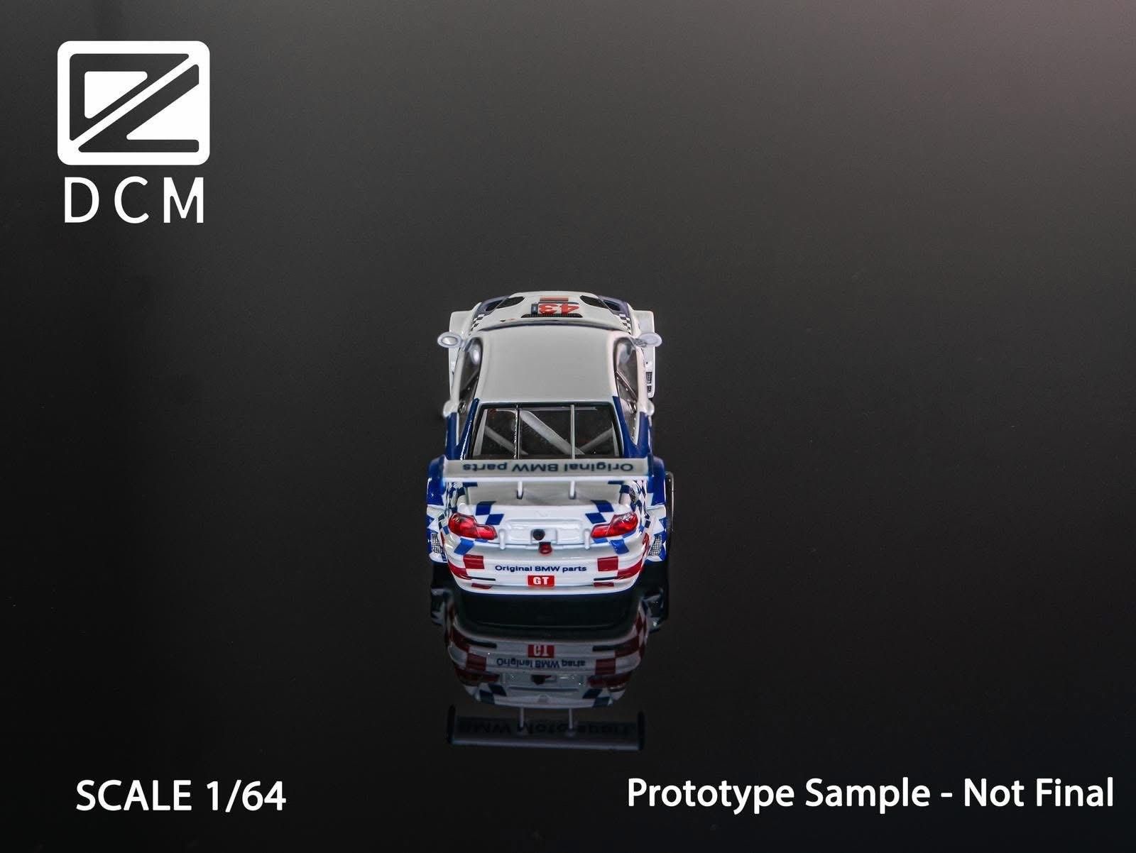  Mô hình xe BMW (E46) M3 GTR ALMS '01 tỉ lệ 1:64 DCM model OT64656 