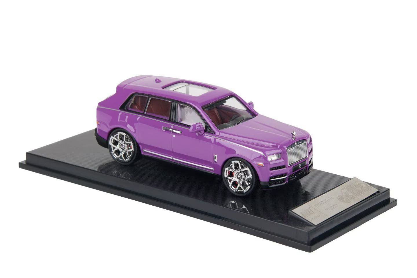  Mô hình xe Rolls Royce Cullinan sixth approved custom crom wheel tỉ lệ 1:64 SC Art OT64657 