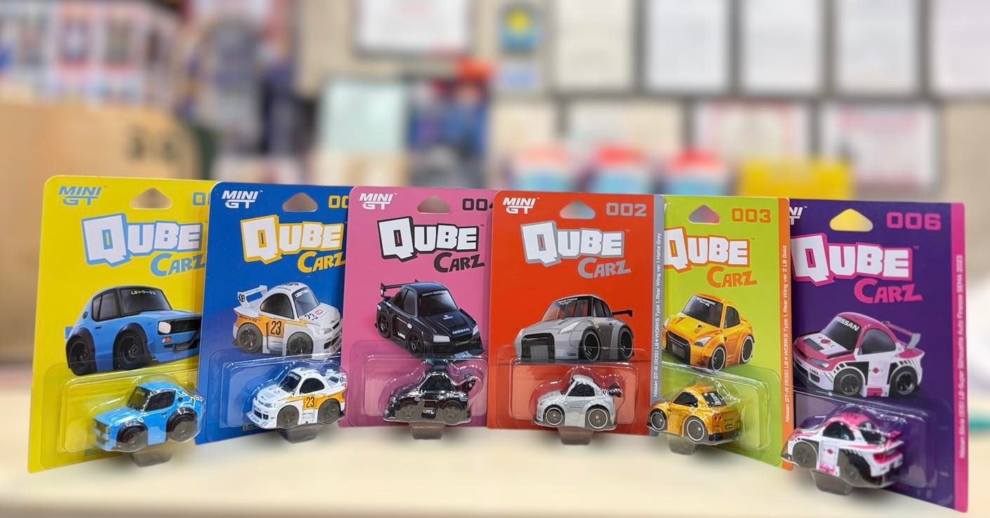  Mô hình xe set 6 mẫu Nissan MiniGT - QubeCarz MGTQC000 