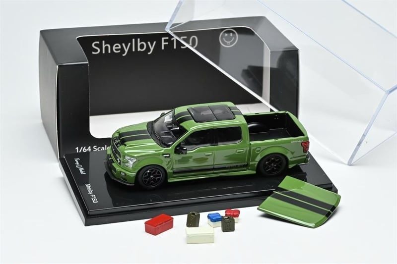  Mô hình xe bán tải Ford F150 Shelby Super Snake American-style pickup truck tỉ lệ 1:64 Funny Model OT64732 