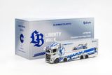  LB-TRUCKS Mitsubishi Fuso Super Great SILVER TAS version tỉ lệ 1:64 GCD 