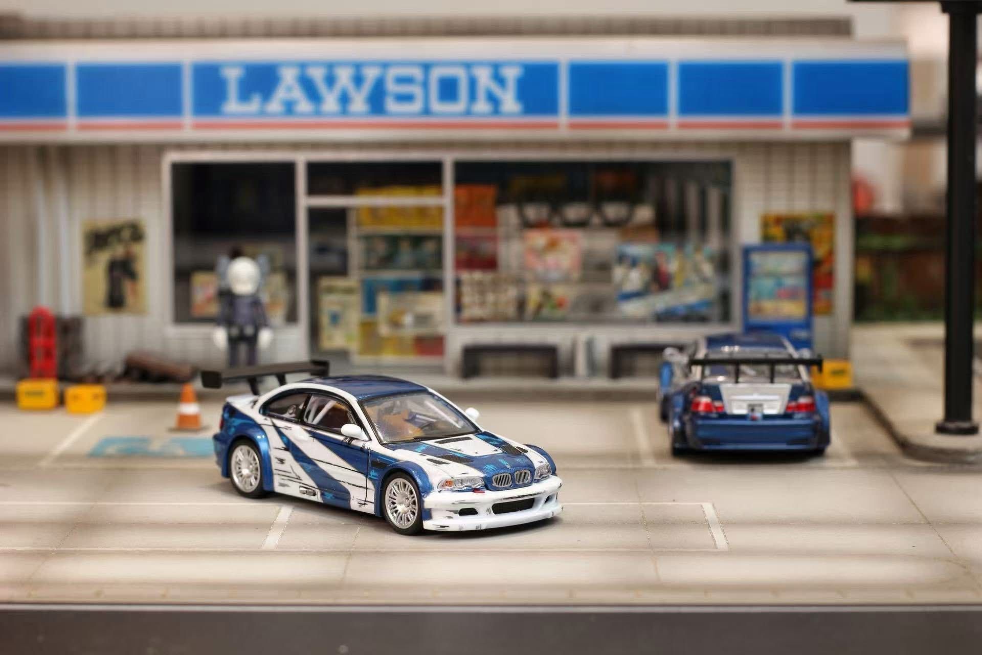  Mô hình xe BMW E46 M3 GTR Need for Speed Livery tỉ lệ 1:64 Ghost Player OT64689 
