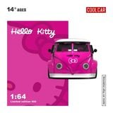  Mô hình xe Volkswagen T1-Deep Pink Hello Kitty tỉ lệ 1:64 Cool Car CC642949 