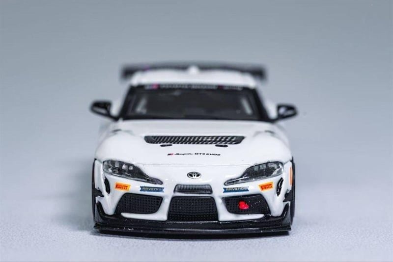  Mô hình xe Toyota GR Supra GT4 EVO2 Limited 599pcs each tỉ lệ 1:64 Rhino Model OT64854 