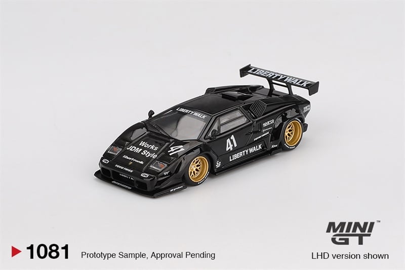  Mô hình xe Lamborghini Countach LB-WORKS Black tỉ lệ 1:64 MiniGT MGT01081-CH 