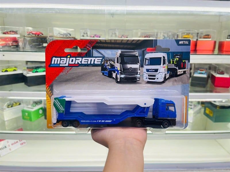  Mô hình xe city transporter Man TGX XXL 18.8cm tỉ lệ 1:64 Majorette 8503003000 
