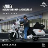  Mô hình nhân vật figure - xe mô tô Harley-Davidson Biker Gang Resin Model Kit tỉ lệ 1:64 MoreArt MO222235 