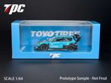  Mô hình xe Kevmannz GT Civic EG Diecast Model Sky Blue tỉ lệ 1:64 TPC Model OT64766 