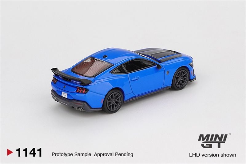  Mô hình xe Ford Mustang Dark Horse 2024 Grabber Blue tỉ lệ 1:64 MiniGT MGT01141 