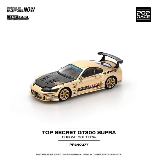  [Hàng Loose] Mô hình xe ô tô Toyota Supra GT300 Top Secret Pop Race 1:64 R640277 