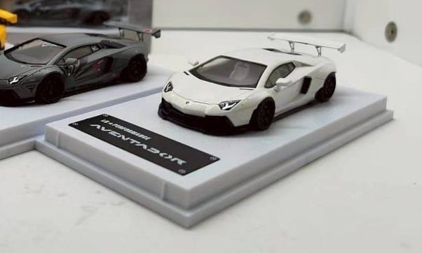  Mô hình xe ô tô Lamborghini Aventador LP700-4 Liberty Walk LBWK resin tỉ lệ 1:64 MJ model OT64508 