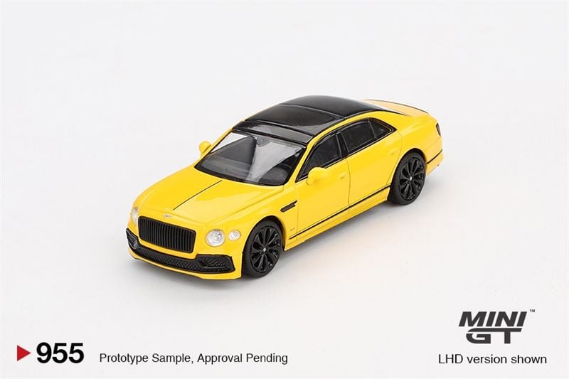  [Hàng Loose] Mô hình xe Bentley Flying Spur Monaco Yellow tỉ lệ 1:64 MiniGT MGT00955-CH 