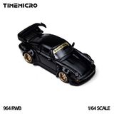  Mô hình xe Porsche RWB 964 Black tỉ lệ 1:64 Time micro TM648503 
