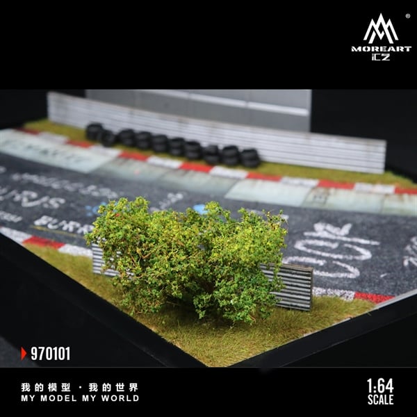  Mô hình hộp trưng bày mô phỏng đường đua Nurburgring Model 01 tỉ lệ 1:64 MoreArt MO970101 