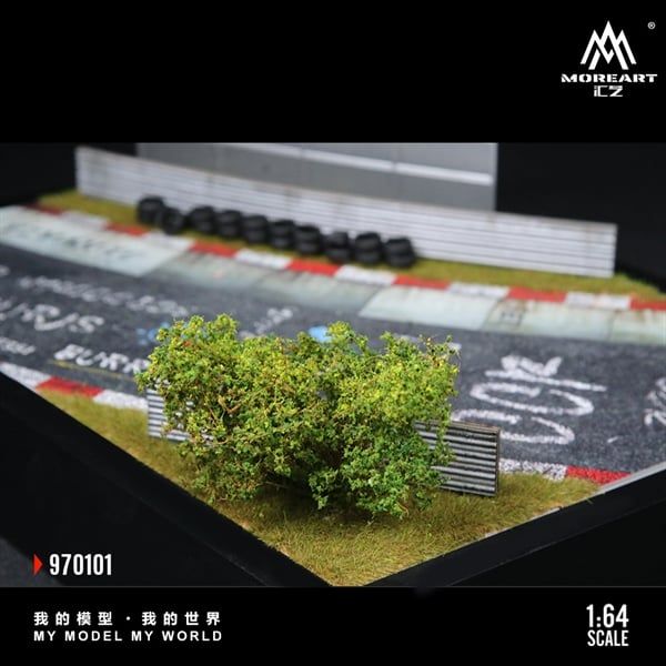  Mô hình hộp trưng bày mô phỏng đường đua Nurburgring Model 01 tỉ lệ 1:64 MoreArt MO970101 