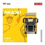  Mô hình xe container Scania S730 V8 container truck Pikachu coating limited 999pcs tỉ lệ 1:64 Cool car CC644025 