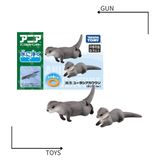  Mô hình động vật rái cá ANIA AS-15 Eurasian Otter Takara Tomy 615477 