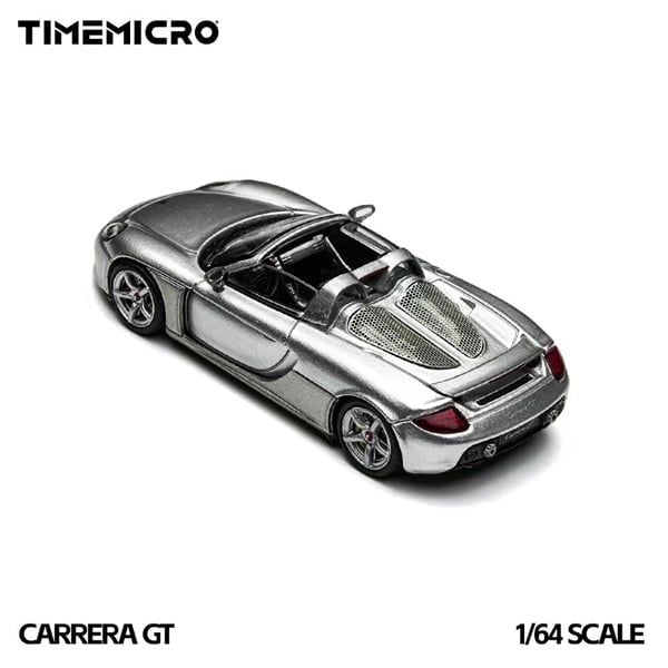  Mô hình xe Porsche Carrera GT Silver tỉ lệ 1:64 Time micro TM645912 