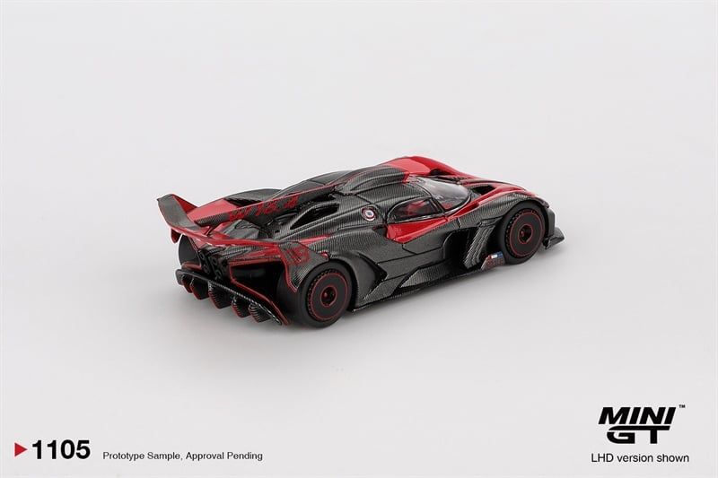  Mô hình xe Bugatti Bolide Red bản card tỉ lệ 1:64 MiniGT MGT01105 HAVE CHASE 