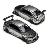  Mô hình xe Mitsubishi EVO 9 LANCER EVOLUTION Silver Open-Top tỉ lệ 1:64 Time micro TM800213 