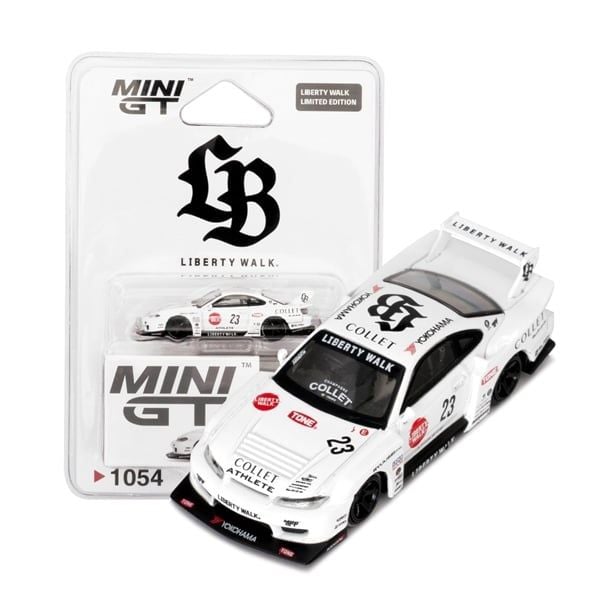  Mô hình xe Nissan LB-Super Silhouette S15 SILVIA ATHLETE bản Card Nhật tỉ lệ 1:64 MiniGT MGT01054 