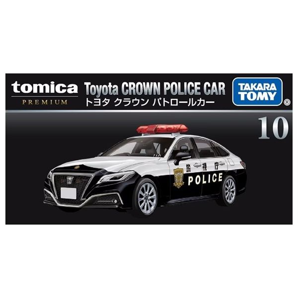  Mô hình xe No.10 Toyota Crown Police Car tỉ lệ 1:64 Tomica Premium 298342 