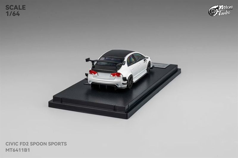  Mô hình xe Honda Civic FD2 Spoon Sport tỉ lệ 1:64 Micro Turbo MT6411B1 