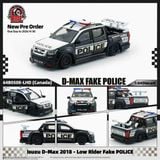 Mô hình xe Isuzu D-Max 2018 police custom- Tay lái bên trái (Canada) tỉ lệ 1:64 BMC 