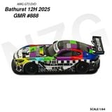  Mô hình xe Mercedes Benz AMG GT3 EVO 2 Team GMR Bathurst 12H #8 Team GMR Bathurst 24H #888 tỉ lệ 1:64 Kilo works114601001 