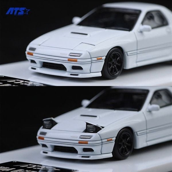  Mô hình xe Mazda RX-7 FC3S - White tỉ lệ 1:64 ATS ATS880201 