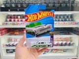  Mô hình xe Chevrolet '69 Impala green Hot Wheels kim loại có bản quyền chính hãng tỉ lệ 1:64 C4982-CV 
