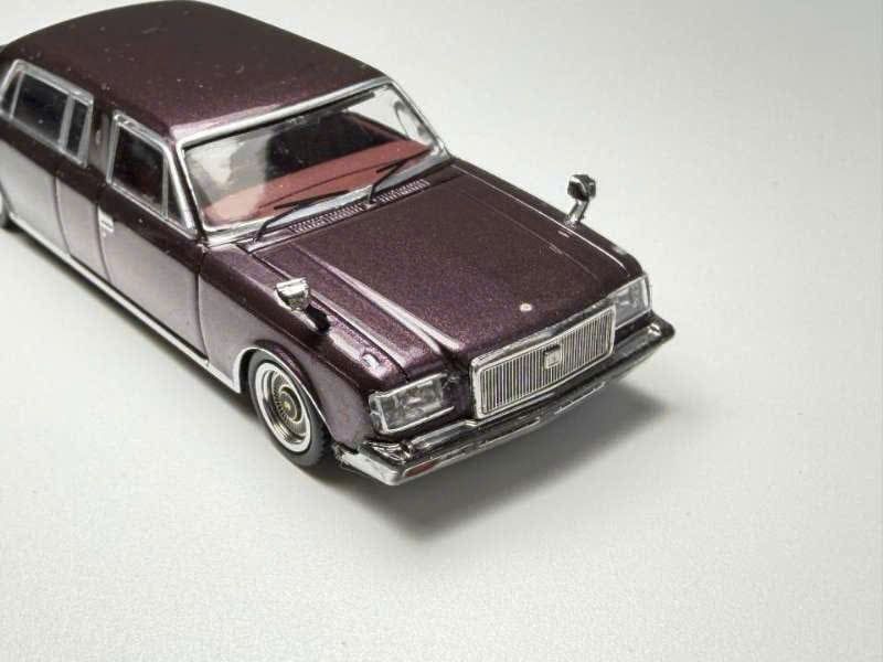  Mô hình xe Toyota Century Limo A- Asuka Blackish Red Mica tỉ lệ 1:64 retro studio OT64842 