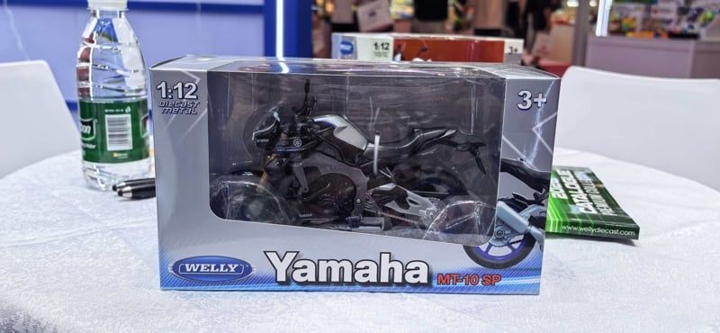  Mô hình xe Mô tô Yamaha MT10-SP 2023 tỉ lệ 1:12 Welly MT12029 
