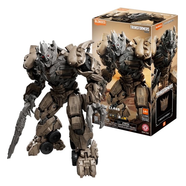  Mô hình lắp ráp có đèn serries Transformers Classic Class(CC) 22 Movie 3 Dark of the Moon Megatron (Luminous Eyes & Chest) Blokees 71422 