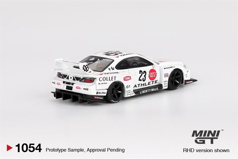  Mô hình xe Nissan LB-Super Silhouette S15 SILVIA ATHLETE bản Card Nhật tỉ lệ 1:64 MiniGT MGT01054 