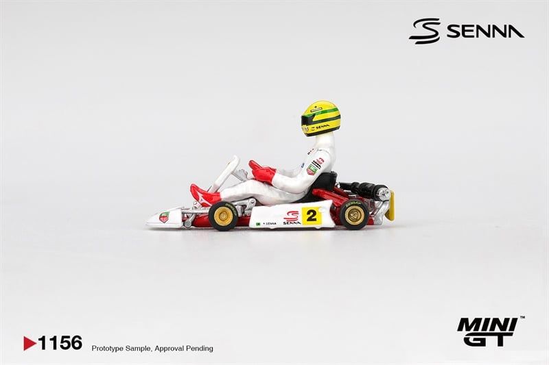  Mô hình xe Kart #2 - 1993 Masters of Paris-Bercy MiniGT x Senna tỉ lệ 1:64 MiniGT MGT01156 