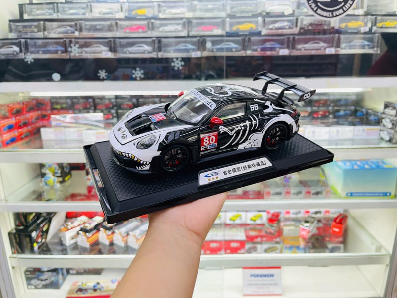  Xe ô tô mô hình bằng hợp kim và nhựa Pors 911 GT3 RS  tỉ lệ 1:24 Alloy model OT24131 