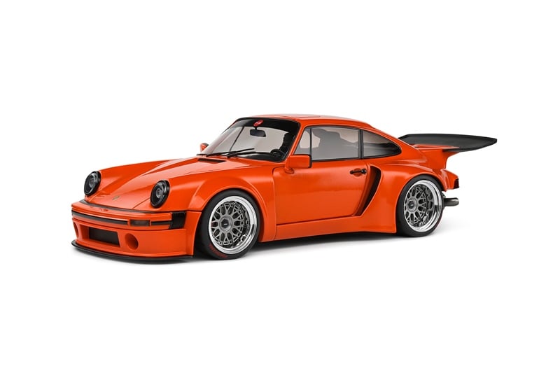  Mô hình xe ô tô Porsche 911 (964) Coupe KS-R 2022 orange tỉ lệ 1:18 Solido model S1810501 
