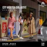  Mô hình nhận vật set figure Urban Milk Tea Beauty Set tỉ lệ 1:64 More Art MO223073 