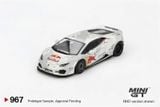 Mô hình xe Lamborghini Huracan LB★WORKS ver. 2 Mad Mike NIMBUL bản card Nhật tỉ lệ 1:64 MiniGT MGT00967-LB 